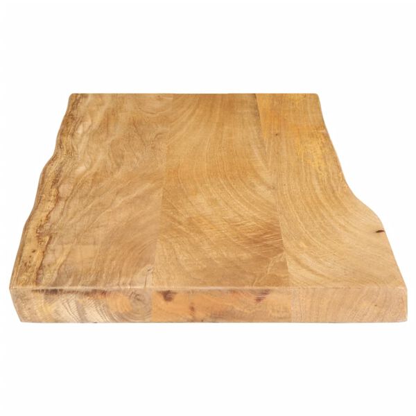 vidaXL bordplade 80x40x3,8 cm naturlig kant massivt mangotr&aelig;