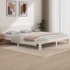 vidaXL sengestel 180x200 cm Super King massivt fyrretr&aelig; hvid