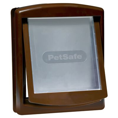 PetSafe 2-vejskæledyrsdør 755 mellem 26,7 x 22,8 cm brun 5021