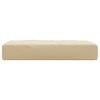 vidaXL pallehynde 60x60x8 cm oxfordstof beige