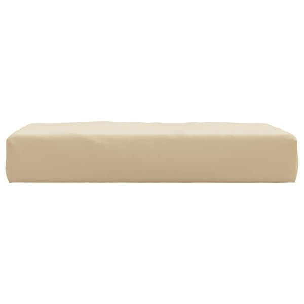 vidaXL pallehynde 60x60x8 cm oxfordstof beige