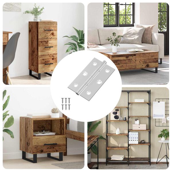 vidaXL H&aelig;ngsel Ensfarvet 899 pcs S&oslash;lv 58 x 35 x 1 mm St&aring;l