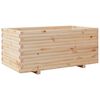 vidaXL plantekasse 110x60x49,5 cm massivt fyrretr&aelig;