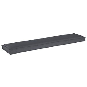 vidaXL Pallet pude Oxford stof Antracit 180 x 40 x 8 cm