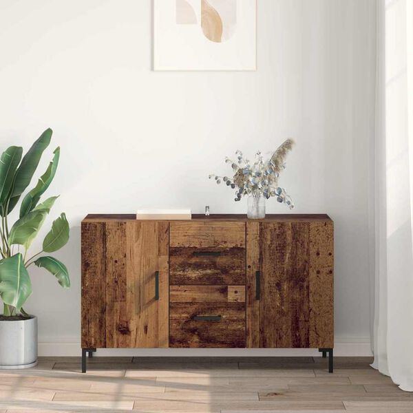 vidaXL Sideboard Gammelt tr&aelig; 100 x 36 x 60 cm Konstrueret tr&aelig;