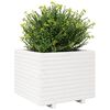 vidaXL plantekasse 60x60x49,5 cm massivt fyrretr&aelig; hvid