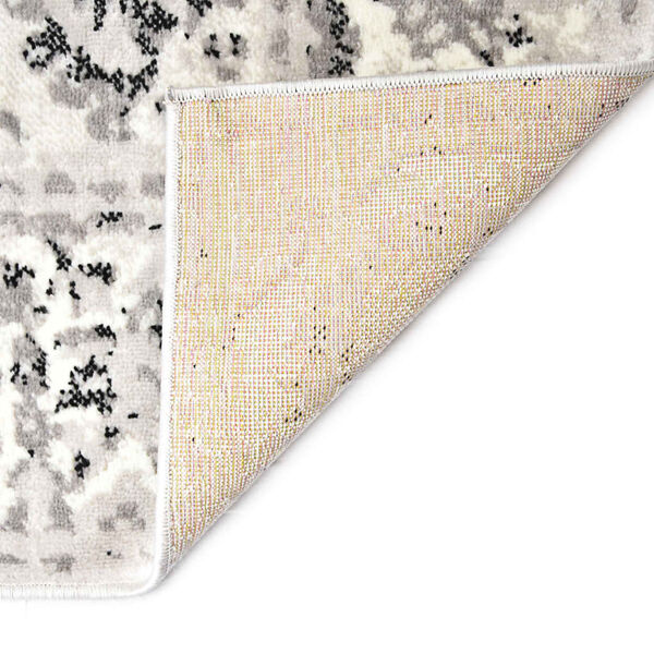 vidaXL gulvt&aelig;ppe 160 x 230 cm PP gr&aring; og sort