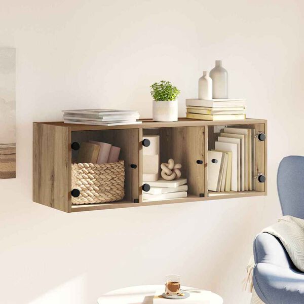 vidaXL V&aelig;gskab Artisan Egetr&aelig; 102 x 37 x 35 cm Konstrueret tr&aelig;