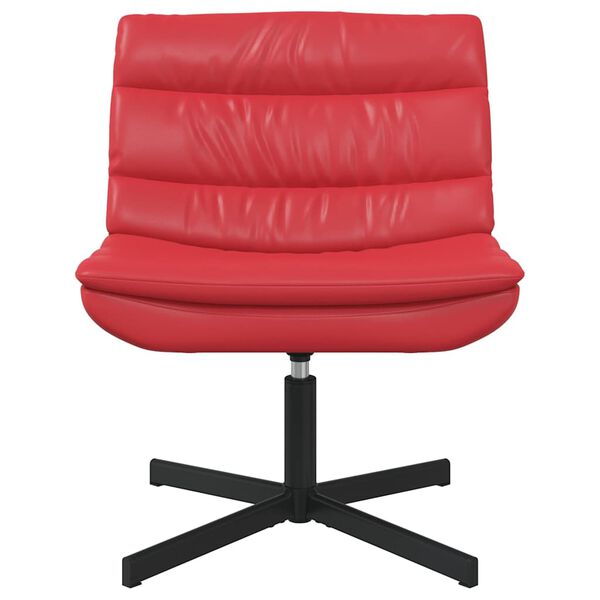 vidaXL Drejestol Rød 63 x 75 x 76 cm PU