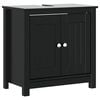 vidaXL underskab BERG 60x34x59 cm massivt fyrretr&aelig; sort