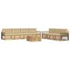 vidaXL Udend&oslash;rs sofagruppe 8 pcs Hvid og Beige 79 x 79 x 37 cm
