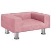 vidaXL sofa til b&oslash;rn 50x40x26,5 cm fl&oslash;jl lyser&oslash;d