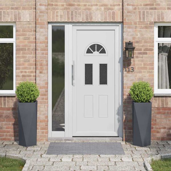 vidaXL Plantekasse 2 pcs Antracit 30 x 30 x 75 cm Stål