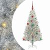 vidaXL Juletr&aelig; med 150 LED'er med stativ S&oslash;lv 150 cm PET