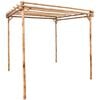 vidaXL pergola 170x170x220 cm bambus