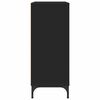 vidaXL Sideboard med skuffe Sort 79,5 x 33 x 82 cm Konstrueret tr&aelig;