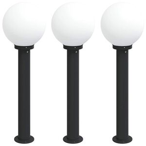 vidaXL pullertlamper 3 stk. 80 cm sort IP44