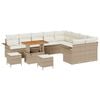 vidaXL Havesofa S&aelig;t 12 stk. 11-Antal s&aelig;der Beige og creme