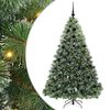 vidaXL Kunstigt juletr&aelig; med 300 LED'er Gr&oslash;n 180 cm PE og PVC