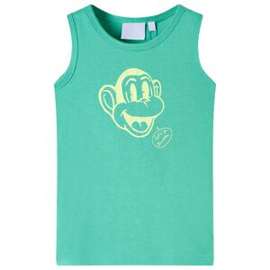 Tanktop til b&oslash;rn str. 92 gr&oslash;n
