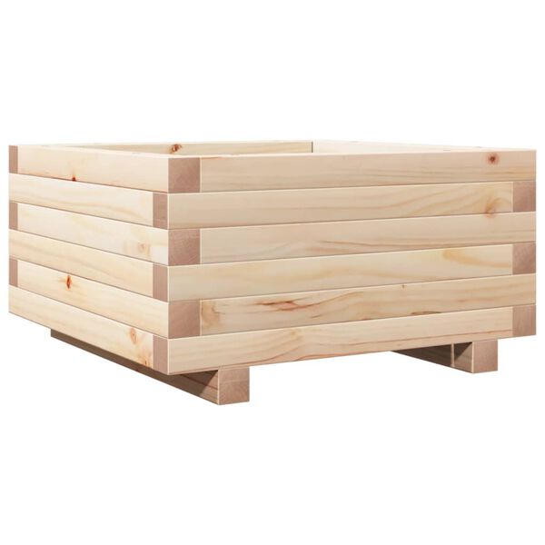 vidaXL plantekasse 50x50x26,5 cm massivt fyrretr&aelig;