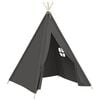 vidaXL tipi til b&oslash;rn 120x120x150 cm med b&aelig;repose polyester gr&aring;