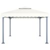 vidaXL pavillon 400x300 cm aluminium cremefarvet
