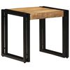vidaXL Sofabord Brun 40 x 40 x 38 cm Massivt mangotr&aelig;