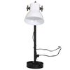 vidaXL skrivebordslampe 25 W 15x15x55 cm E27 hvid