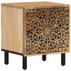 vidaXL sengebord 40x33x46 cm massivt mangotr&aelig;
