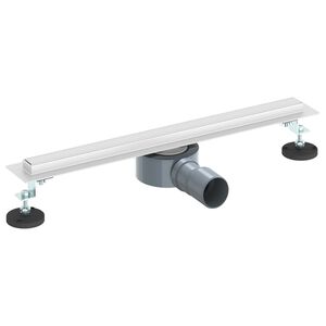 vidaXL 360&deg; Bruserafl&oslash;b med slank model S&oslash;lv 50 cm Rustfrit St&aring;l 304