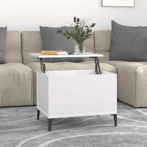 vidaXL sofabord 60x44,5x45 cm konstrueret tr&aelig; hvid