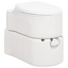 vidaXL b&aelig;rbart campingtoilet 24+17 l HDPE og emalje hvid