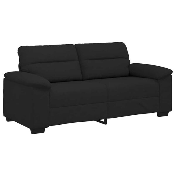 vidaXL 2-personers sofa 180x81x84 cm stof sort