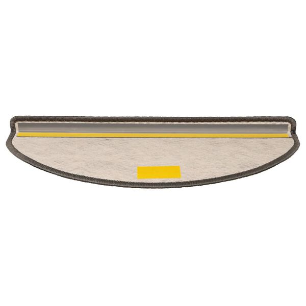 vidaXL selvklæbende trappemåtter 30stk. 65x21x4cm sisal-look brunbeige