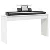 vidaXL Keyboard Stand Hvid 130 x 32 x 64 cm Konstrueret tr&aelig;