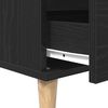 vidaXL Sideboard med skuffe Sort eg 60 x 35 x 70 cm Konstrueret tr&aelig;