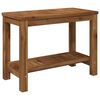 vidaXL Sofabord LAREN Naturfarvet 60,5 x 30 x 45 cm Massivt Akacietr&aelig;