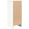 vidaXL skænk 29,5x34x76 cm konstrueret træ hvid