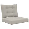 vidaXL Udend&oslash;rs Sofa Pude Polyester Gr&aring; 60 x 50,5 cm