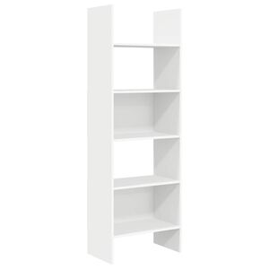 vidaXL bogreol 60x35x180 cm konstrueret tr&aelig; hvid