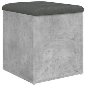 vidaXL skob&aelig;nk 42x42x45 cm konstrueret tr&aelig; betongr&aring;