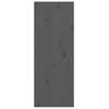 vidaXL vægskabe 2 stk. 30x30x80 cm massivt fyrretræ grå