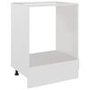 vidaXL ovnskab "Riga" hvid 60x46x81,5 cm konstrueret tr&aelig;