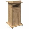 vidaXL Podium Artisan Egetr&aelig; Konstrueret tr&aelig; 55 x 55 x 107 cm