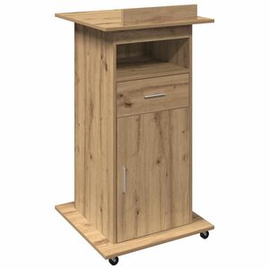 vidaXL Podium Artisan Egetr&aelig; Konstrueret tr&aelig; 55 x 55 x 107 cm