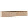 vidaXL v&aelig;gskabe 2 stk. 100x30x35 cm massivt fyrretr&aelig;