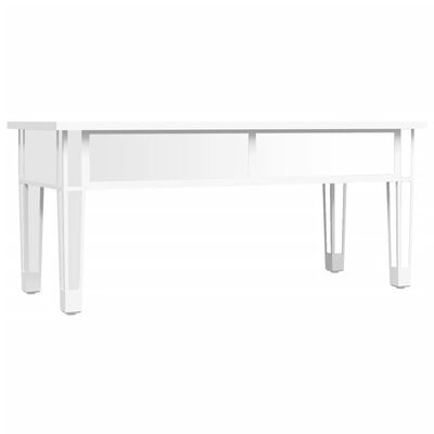 vidaXL sofabord med spejl 106x45x45 cm konstrueret træ og glas