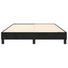 vidaXL Boxspring sengeramme Sort 140x190 cm Fløjl