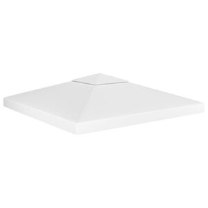 vidaXL pavillontag 2 lag 3x3 m 310 g/m&sup2; hvid